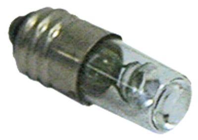 Glimpære Fatning E10 220V 35W L 28mm ø 10mm gennemsigtig