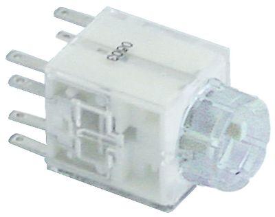 Kontaktblok 2NO/2NC Tilslutning Fladstik 2,8mm Fatning  -  - gar i indgreb Type AF2