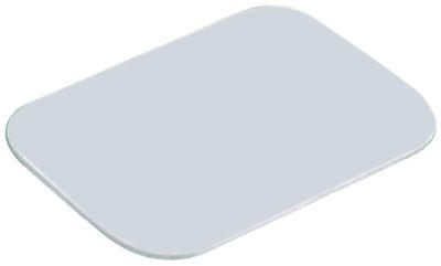 Lampeglas L 95mm B 72mm Materialestyrke 4mm til enhed C-linje, CPC