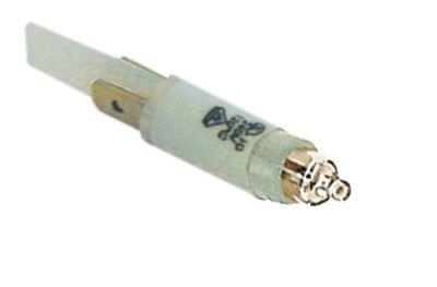 Signalelement 230V gennemsigtig Tilslutning Fladstik 4,8mm VPE 1Stk.