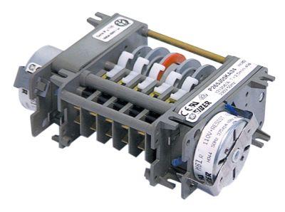 Timer P26 Kamre 5 Løbetid 40s / 150s 230V Akse ø  -mm FIBER Motorer 2