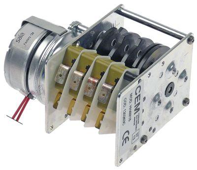 Timer HH4M16 Kamre 4 Løbetid 150s 230V Akse ø  -mm CEM Motorer 1 Motortype UDS11NE1RH