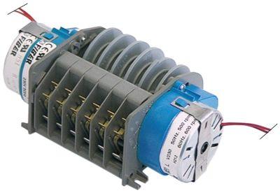 Timer P25 Kamre 6 Løbetid 60s / 85s / 120s 230V Akse ø  -mm FIBER Motorer 2