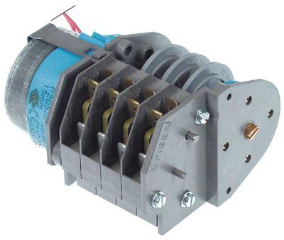 Timer P20 Kamre 4 Løbetid 15min 230V Akse ø  -mm FIBER Motorer 1 Motortype M51BJ0R6400