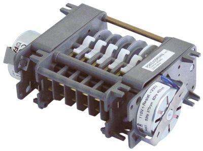 Timer P26 Kamre 5 Løbetid 40s/4min 230V Akse ø  -mm FIBER Motorer 2