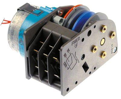 Timer P25 Kamre 3 Løbetid 150s 230V Akse ø  -mm FIBER Motorer 1 Motortype M51BJ0R6400 / 230V