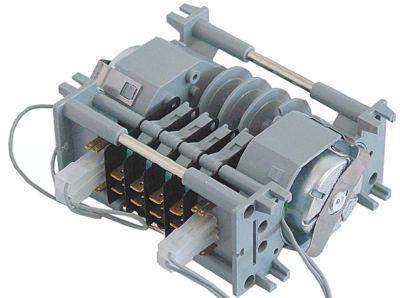 Timer 7804DV Kamre 4 Løbetid 6s / 3min 230V Akse ø  -mm CDC Motorer 2 Motortype M37RN/M37LN