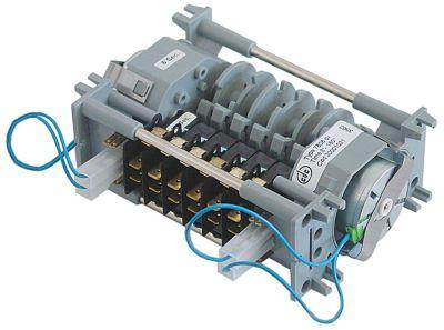 Timer 7806DV Kamre 6 Løbetid 6s / 3min 230V Akse ø  -mm CDC Motorer 2 Motortype M37RN/M37LN