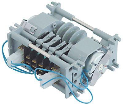 Timer 7804DV Kamre 4 Løbetid 6s / 3min 230V Akse ø  -mm CDC Motorer 2 Motortype M37RN/M37LN