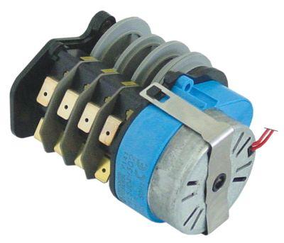 Timer PWE Kamre 4 Løbetid 120s 230V Akse ø  -mm FIBER Motorer 1 Motortype M51BJ0R6400