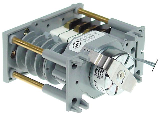 Timer 7804F Kamre 4 Løbetid 150s 230V Akse ø  -mm CDC Motorer 1