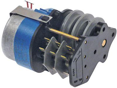 Timer PWE Kamre 3 Løbetid 150s 230V Akse ø  -mm FIBER Motorer 1 Motortype M51BJ0R6400