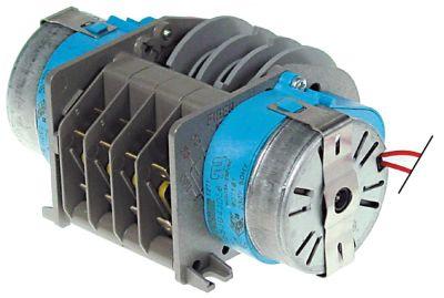 Timer P25 Kamre 4 Løbetid 6s / 2min 230V Akse ø  -mm FIBER Motorer 2