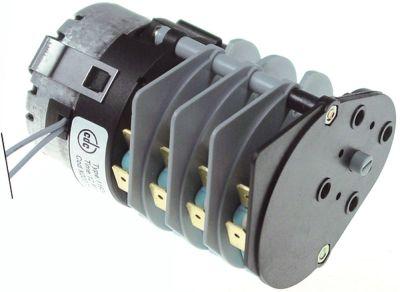 Timer 11904 Kamre 4 Løbetid 12min 230V Akse ø  -mm CDC Motorer 1 Motortype M48R ATS