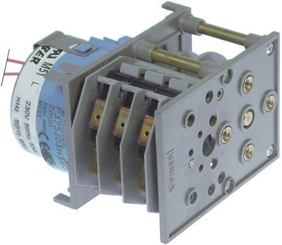Timer P37 Kamre 3 Løbetid 120s 230V Akse ø  -mm FIBER Motorer 1 Motortype M51BJ0L***