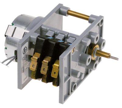 Timer 9003F Kamre 3 Løbetid 6min 230V Akse ø 6x4,6mm Akselængde 22mm CDC Motorer 1