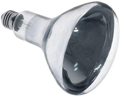 Varmelampe infrarød 300WE27 240V - klar glas