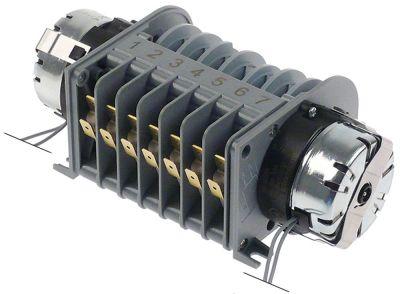 Timer 4907DV Kamre 7 Løbetid 6s / 6min 230V Akse ø  -mm CDC Motorer 2 Motortype M48R 230V