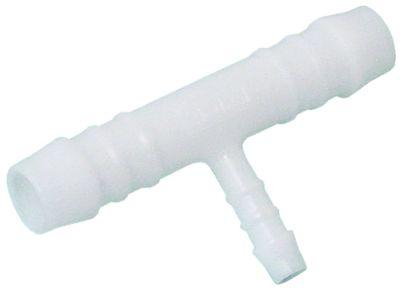 T-stykke Plastik Slange ø 12-6-12mm 3-vejs Slange ø 12-6-12mmmm