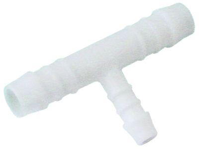 T-stykke Plastik Slange ø 12-8-12mm 3-vejs Slange ø 12-8-12mmmm