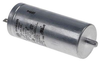 Driftskondensator 450V Aluminium M8 Tilslutning Fladstik 6,3 mm ø 40mm L 100mm