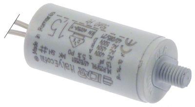 Driftskondensator 400V Plastik  - Tilslutning Kabel 200mm ø 25mm L 50mm  -  -