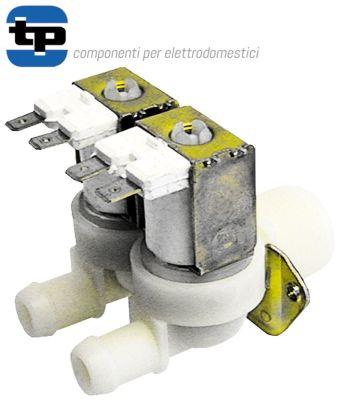 Magnetventil 2x lige Plastik Indgang 3/4