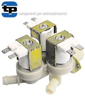 Magnetventil 3x lige 230VAC Indgang 3/4