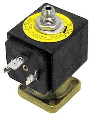 Magnetventil DN 12mm 3-vejs 24VAC PARKER Spoletype ZB09 Membraner Rubin Serie VE-128