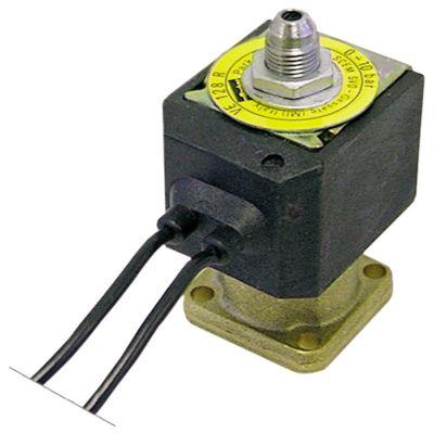 Magnetventil Messing DN 12mm 3-vejs 230VAC PARKER Spoletype YB09 med kabel Membraner Viton
