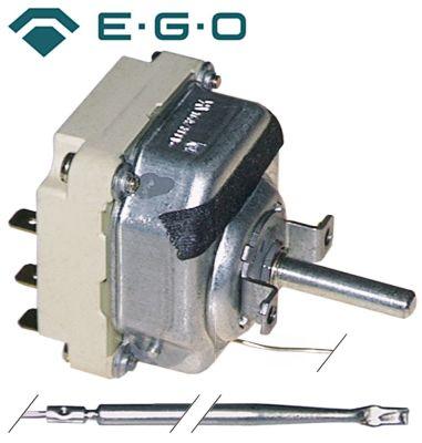Termostat T.maks. 470°C 3-polet 3NO 16A Føler ø 39mm Føler L 308mm Kapillærrør 990mm
