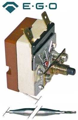 Sikkerhedstermostat Frakoblingstemp. 150°C 1-polet 1NO 16A Føler ø 6mm Føler L 83mm Kapillærr