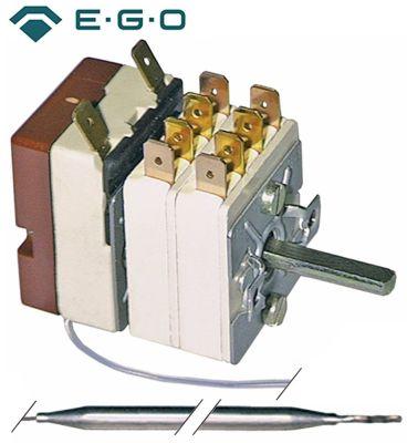 Termostat T.maks. 110°C 1-polet 1NO 16A Føler ø 6mm Føler L 113mm Kapillærrør 870mm
