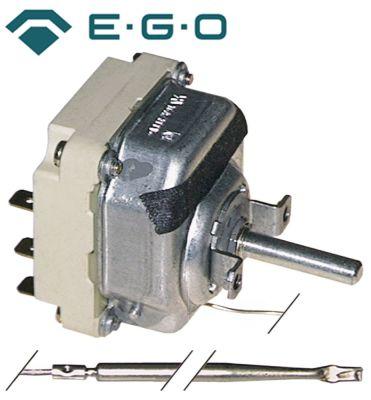 Termostat T.maks. 300°C 3-polet 3NO 16A Føler ø 4mm Føler L 292mm Kapillærrør 1440mm