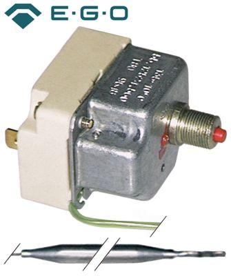 Sikkerhedstermostat Frakoblingstemp. 135°C 1-polet 10A Føler ø 6mm Føler L 83mm Kapillærrør 