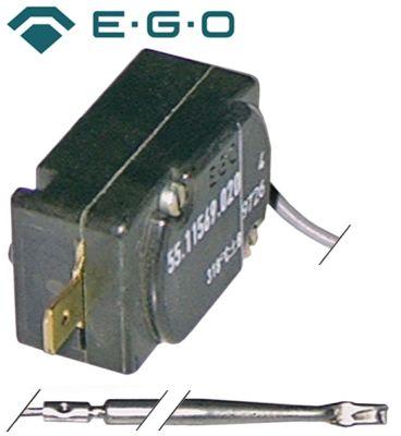 Sikkerhedstermostat Frakoblingstemp. 318°C 1-polet 12A Føler ø 4mm Føler L 111mm Kapillærrør