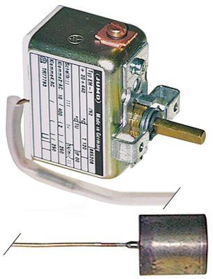 Termostat T.maks. 500°C 1-polet 1CO 10A Føler ø 20mm Føler L 21mm Kapillærrør 1000mm