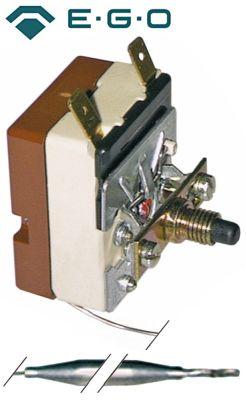 Sikkerhedstermostat Frakoblingstemp. 145°C 1-polet 1NO 16A Føler ø 6mm Føler L 73mm Kapillærr