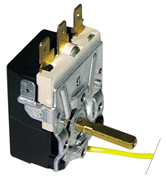Termostat T.maks. 90°C 1-polet Pakdåse  - Arbejdsområde 30-90°C EGO Serie 55.13_