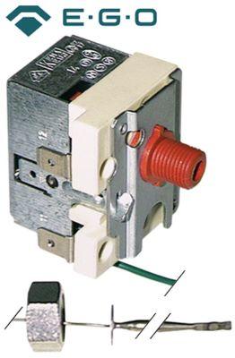 Sikkerhedstermostat Frakoblingstemp. 365°C 1-polet 16A Føler ø 4mm Føler L 96mm Kapillærrør 