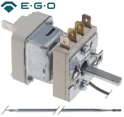 Termostat T.maks. 185°C 1-polet 1NO 5A Føler ø 4mm Føler L 235mm Kapillærrør 870mm Pakdås