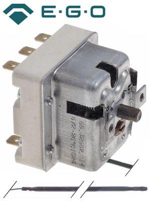 Sikkerhedstermostat Frakoblingstemp. 560°C 3-polet 20A Føler ø 39mm Føler L 228mm Kapillærrø