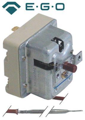 Sikkerhedstermostat Frakoblingstemp. 340°C 1-polet 5A Føler ø 3mm Føler L 190mm Kapillærrør 