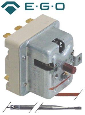 Sikkerhedstermostat Frakoblingstemp. 350°C 3-polet 20A Føler ø 3mm Føler L 188mm Kapillærrør