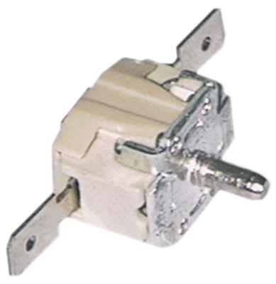 Kontakttermostat Frakoblingstemp. 92°C 1NC 16A Stift ø3,5 mm Tilslutning F6,3 1-polet