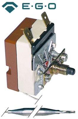 Sikkerhedstermostat Frakoblingstemp. 135°C 1-polet 16A Føler ø 6mm Føler L 77mm Kapillærrør 