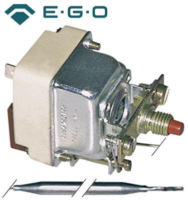 Sikkerhedstermostat Frakoblingstemp. 250°C 1-polet 16A Føler ø 6mm Føler L 87mm Kapillærrør 
