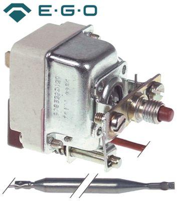 Sikkerhedstermostat Frakoblingstemp. 300°C 1-polet 16A Føler ø 6mm Føler L 74mm Kapillærrør 