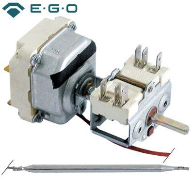 Termostat T.maks. 112°C 3-polet 3NO 16A Føler ø 6mm Føler L 130mm Kapillærrør 1200mm