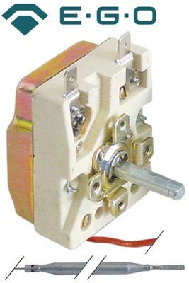 Termostat T.maks. 175°C 1-polet Pakdåse  - Akse ø ø6x4,6mm Arbejdsområde 95-175°C EGO